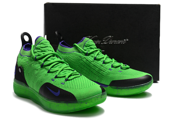Nike KD 11 Green Black-Purple